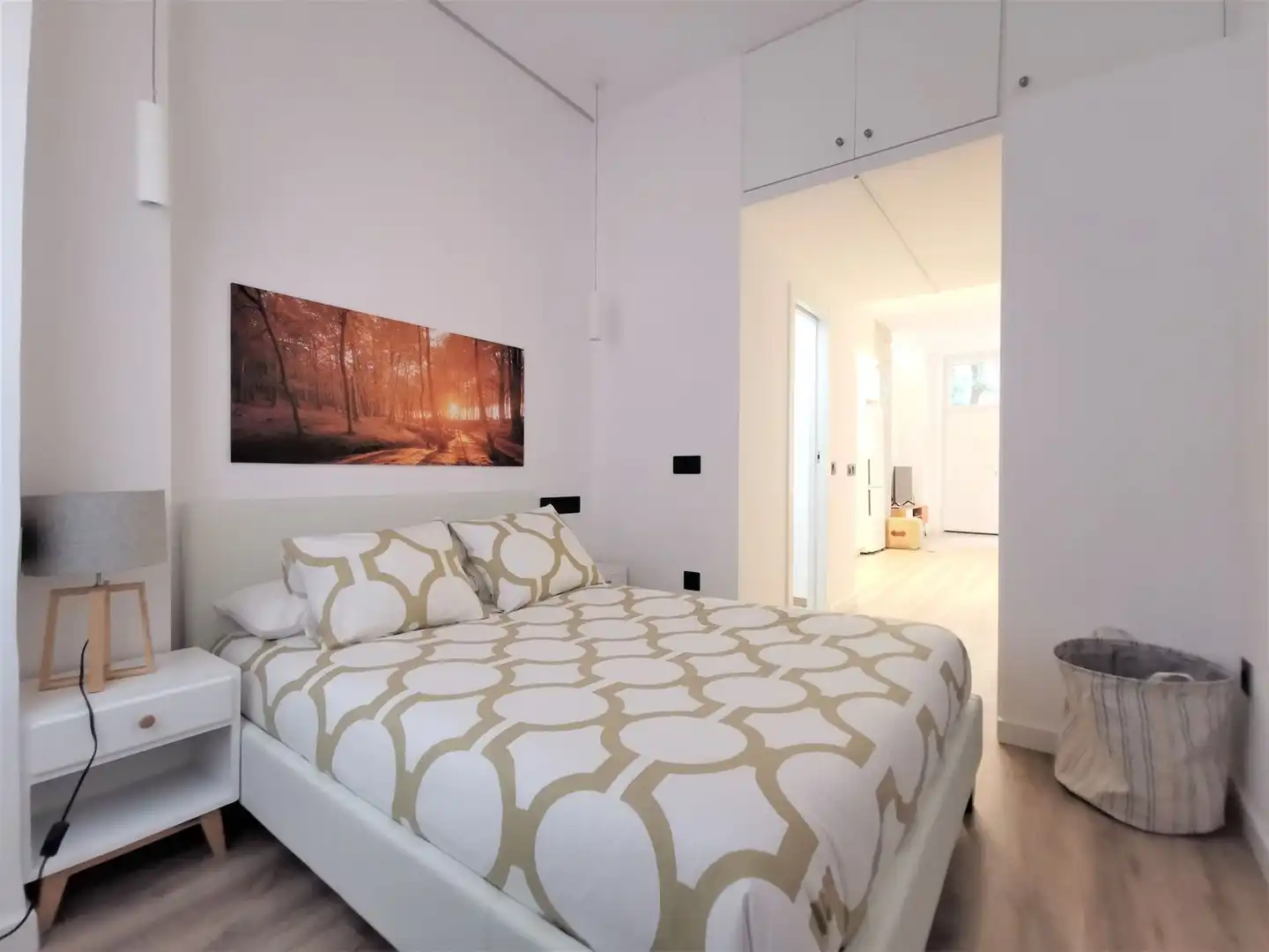 Schlafzimmer von Wohnungen zur Miete in Madrid mit Klimaanlage