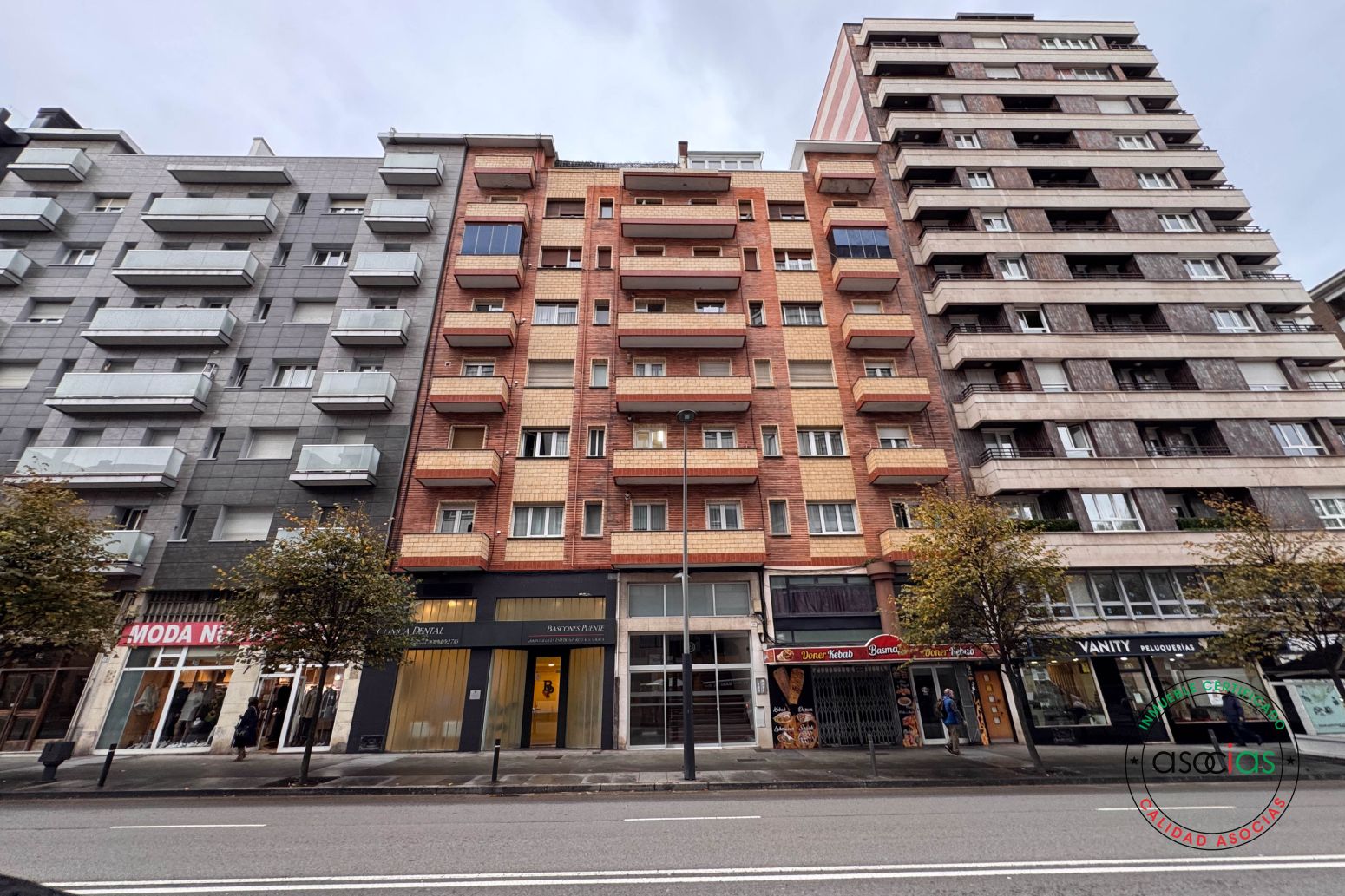 Exterior view of Flat for sale in Gijón   with Balcony