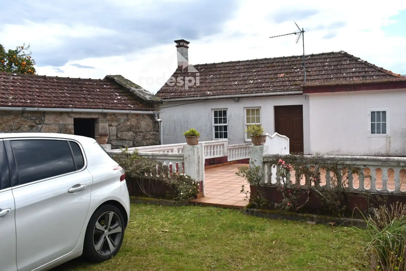 Exterior view of Houses for sale in Crecente  with Heating, Terrace and Storage room