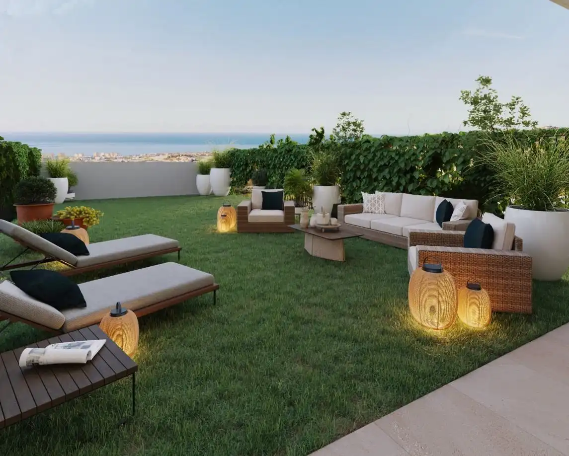 Terraza de Apartamento en venta en Torrox con Calefacción, Jardín privado y Terraza