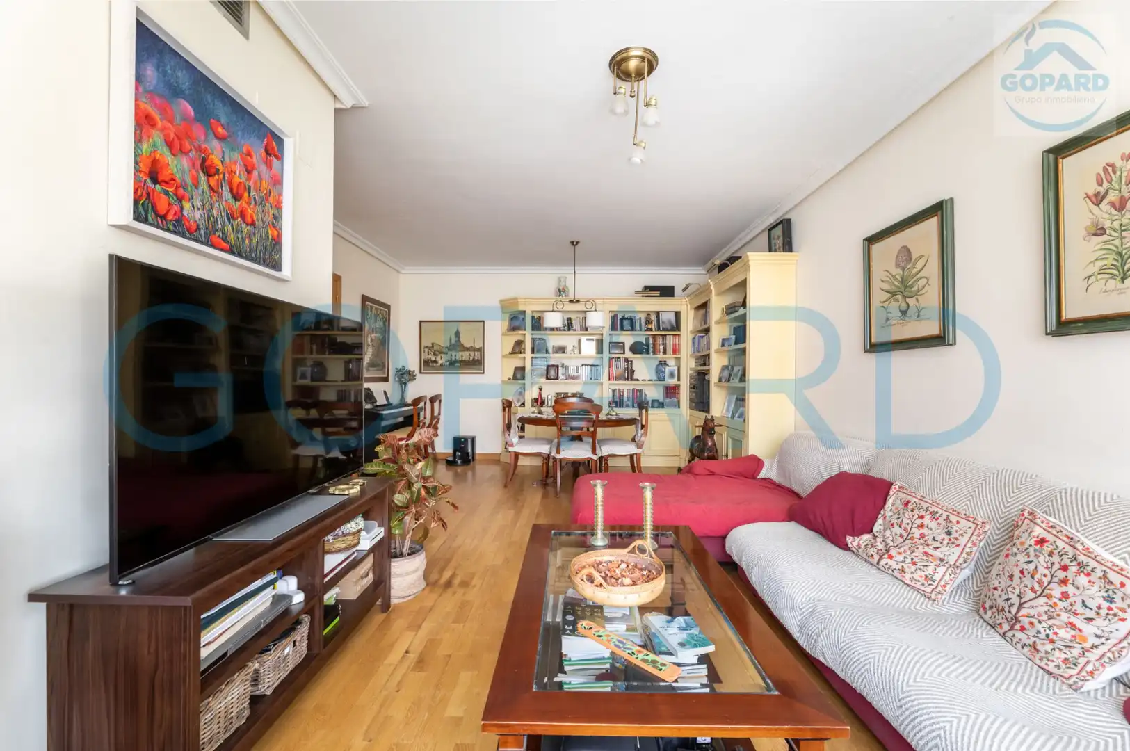Sala de estar de Piso en venta en Alcobendas con Aire acondicionado, Calefacción y Parquet