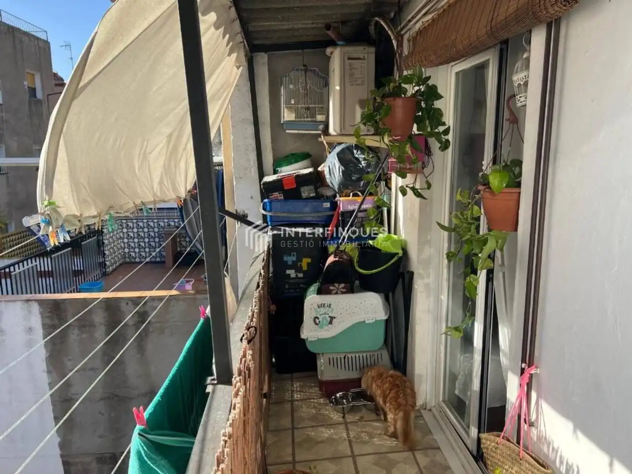 Terrasse von Wohnung zum Verkauf in Mataró mit Klimaanlage, Heizung und Parkett