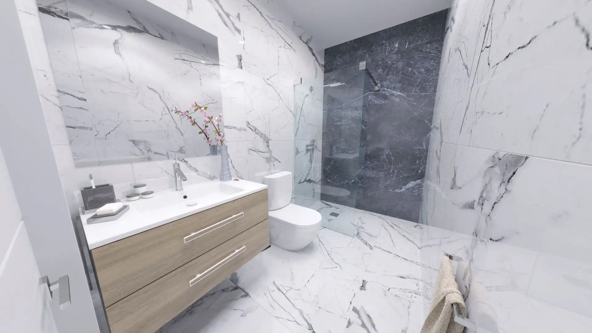 Baño de Casa o chalet en venta en Rojales con Aire acondicionado, Calefacción y Jardín privado