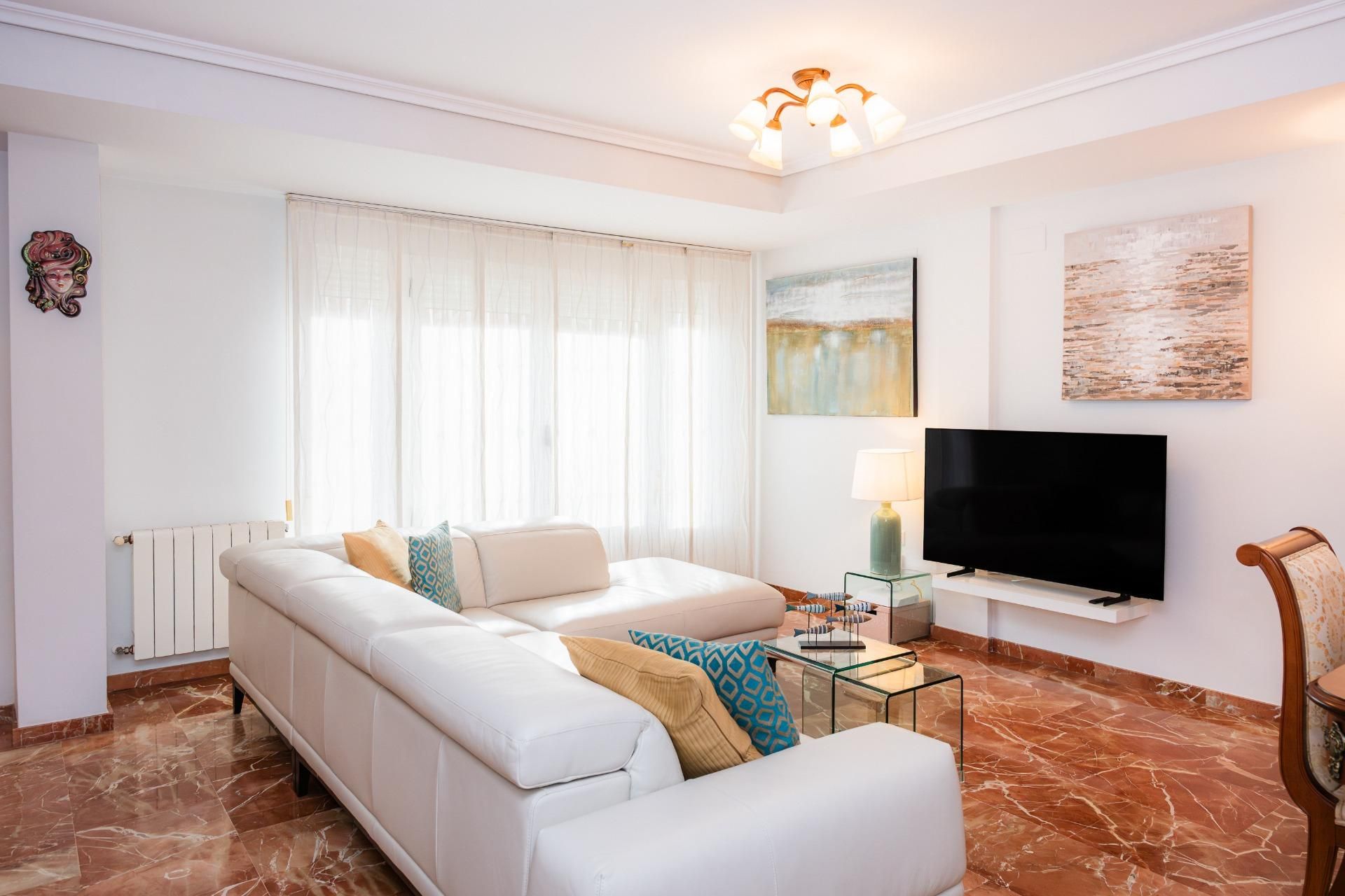 Living room of Single-family semi-detached to rent in Picanya  with Air Conditioner, Heating and Terrace