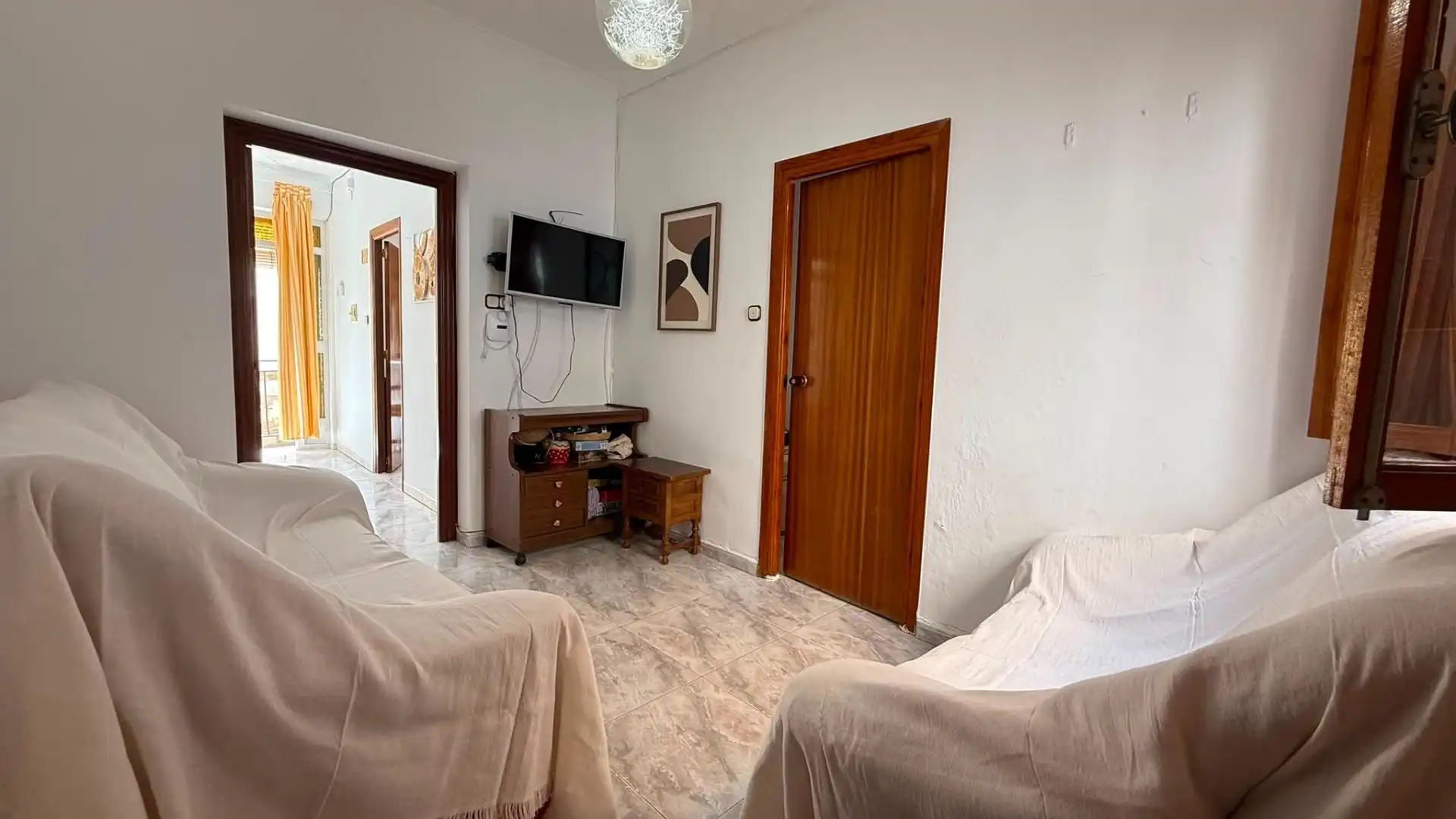 Sala de estar de Casa o chalet en venta en Águilas con Terraza, Trastero y Amueblado