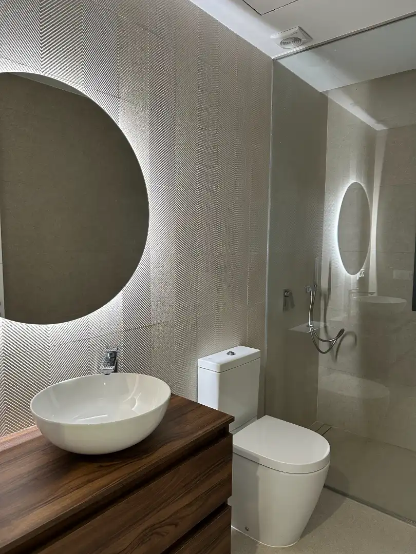 Baño de Casa o chalet en venta en Fornells de la Selva con Aire acondicionado, Calefacción y Jardín privado