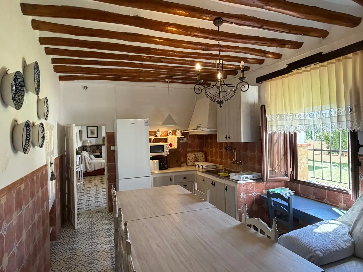 Cuina de Finca rústica en venda en Villanueva del Trabuco amb Jardí privat, Terrassa i Traster