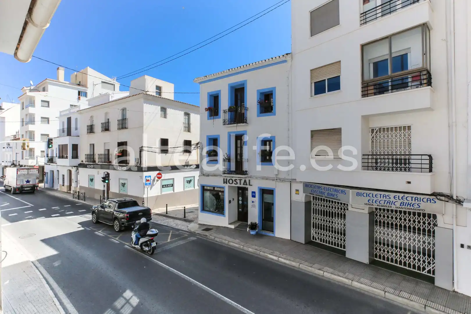 Vista exterior de Casa adosada en venta en Altea con Aire acondicionado