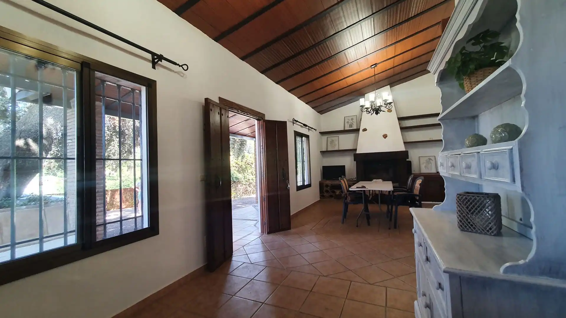 Comedor de Finca rústica de alquiler en Alhaurín El Grande con Trastero y Piscina