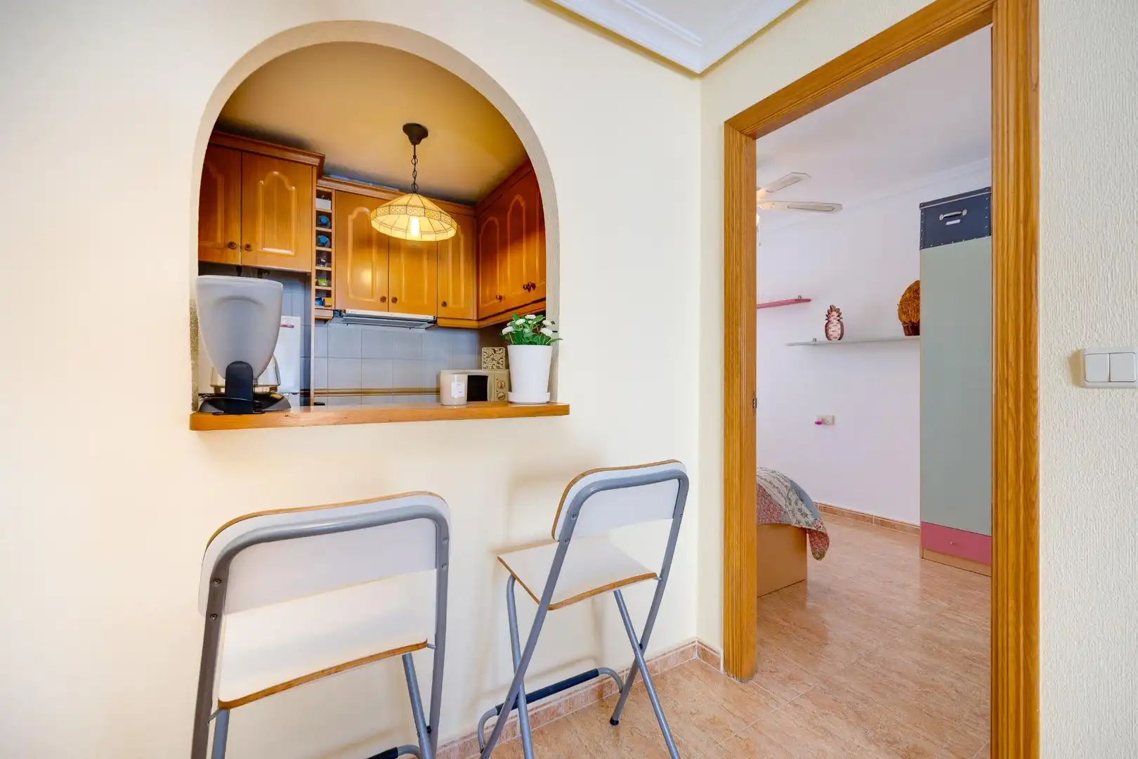 Cocina de Apartamento en venta en Torrevieja con Aire acondicionado, Terraza y Trastero