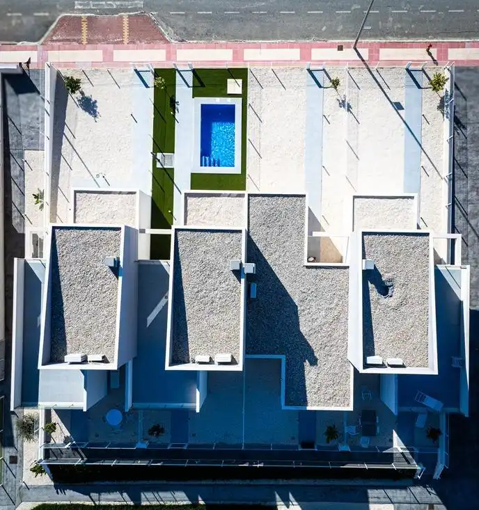 Vista exterior de Casa adosada en venta en Murcia con Aire acondicionado, Calefacción y Jardín privado