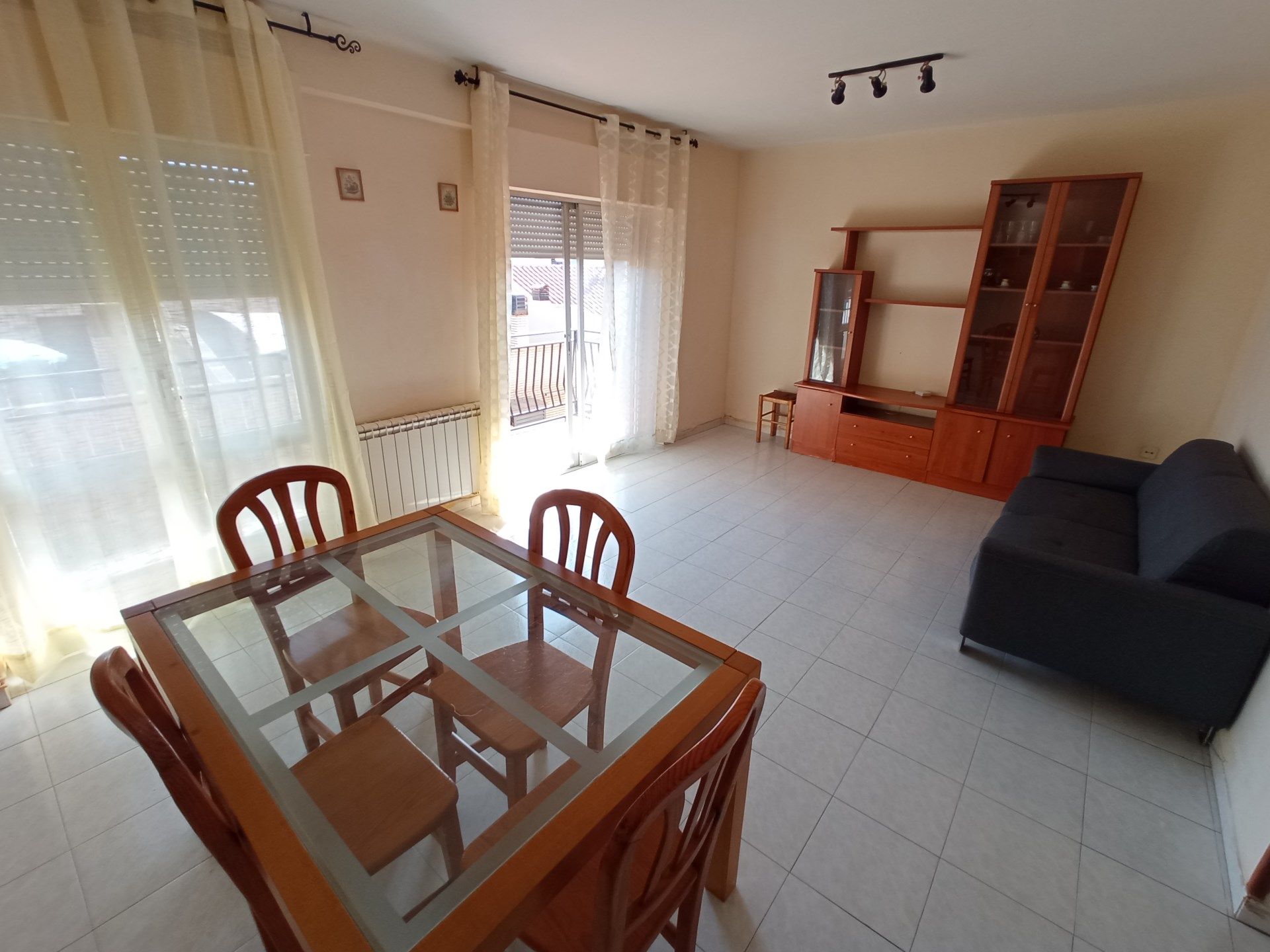 Living room of Flat for sale in Binéfar  with Heating, Furnished and Balcony