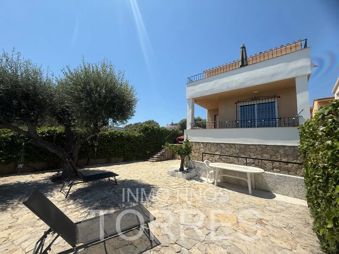 Vista exterior de Casa o xalet en venda en Peñíscola / Peníscola amb Aire condicionat, Jardí privat i Terrassa