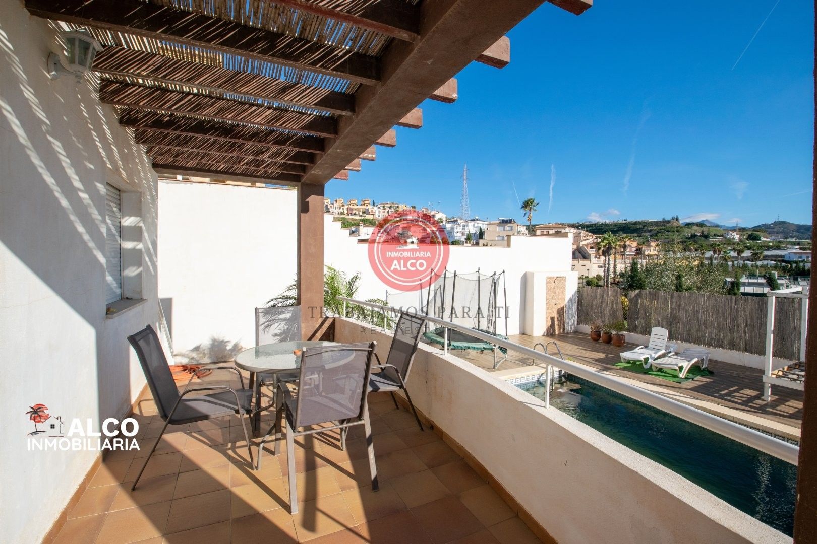 Terrassa de Casa adosada en venda en Torrox amb Terrassa i Piscina