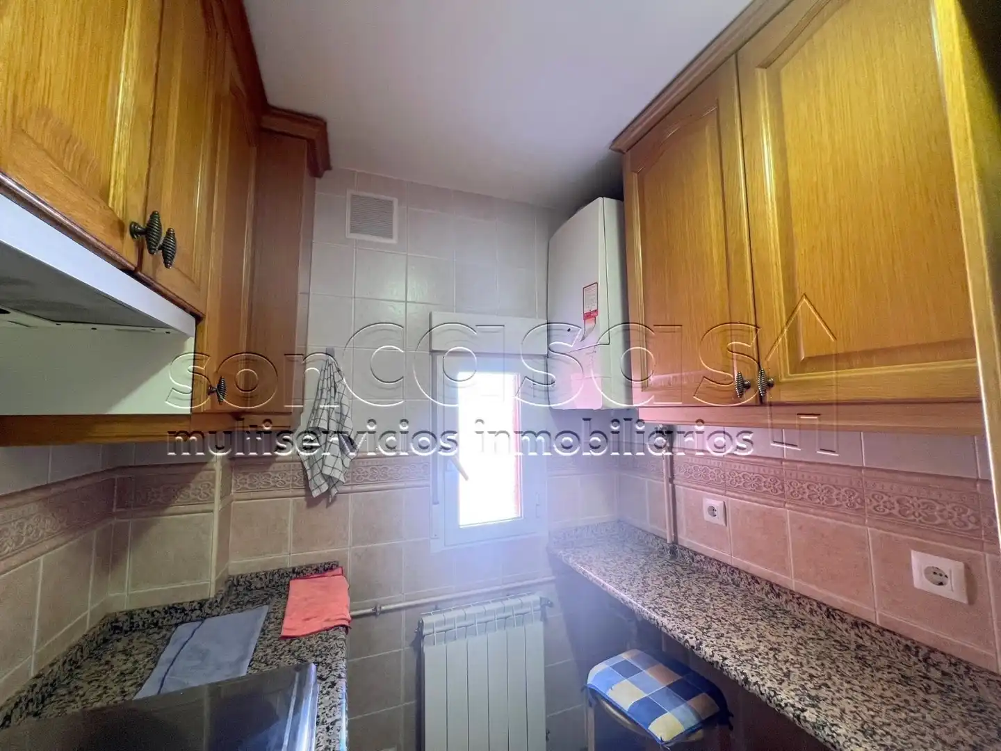 Küche von Wohnung zur Miete in Madrid mit Klimaanlage, Heizung und Terrasse