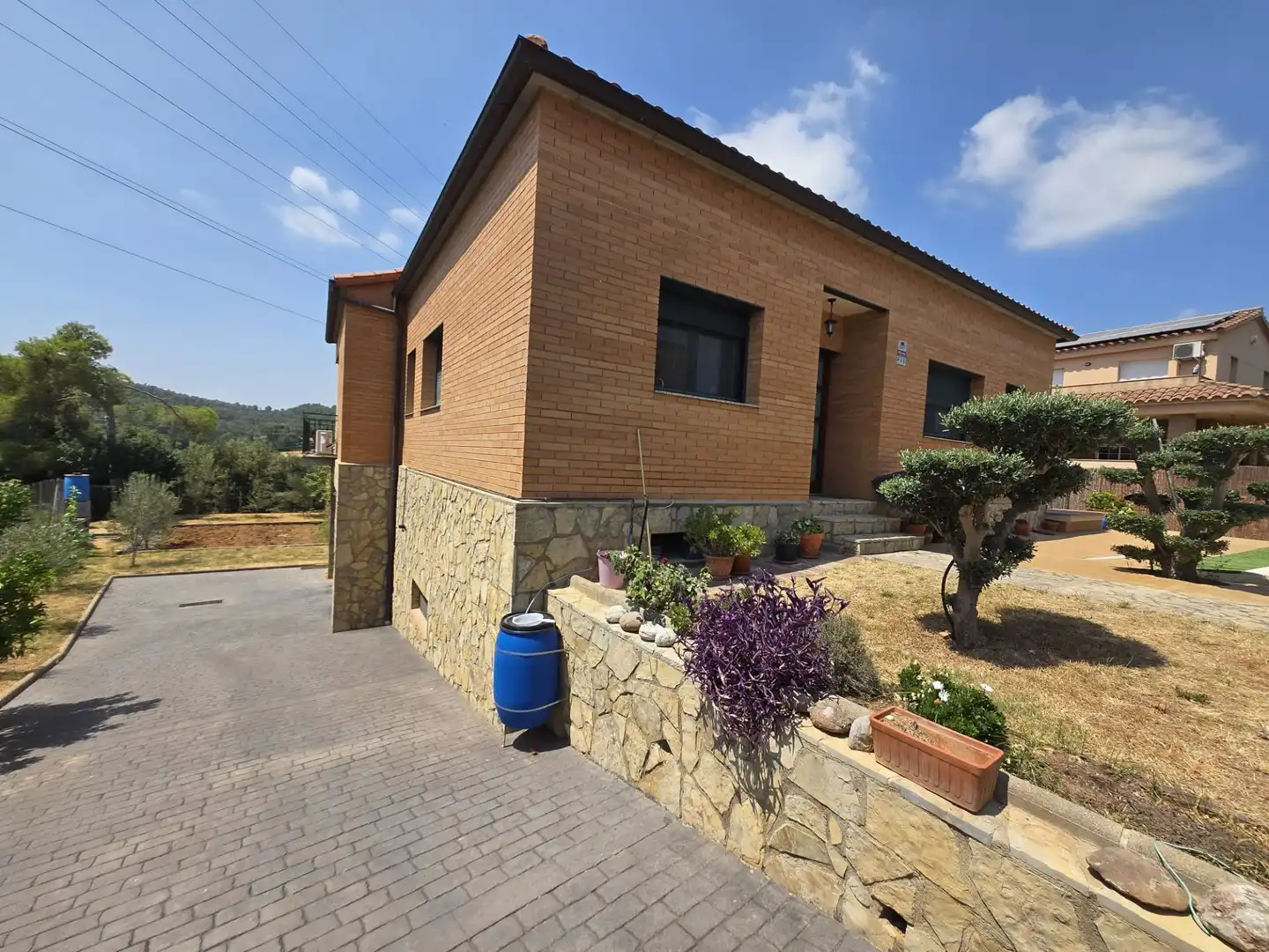Vista exterior de Casa o chalet en venta en Sentmenat con Calefacción, Jardín privado y Piscina