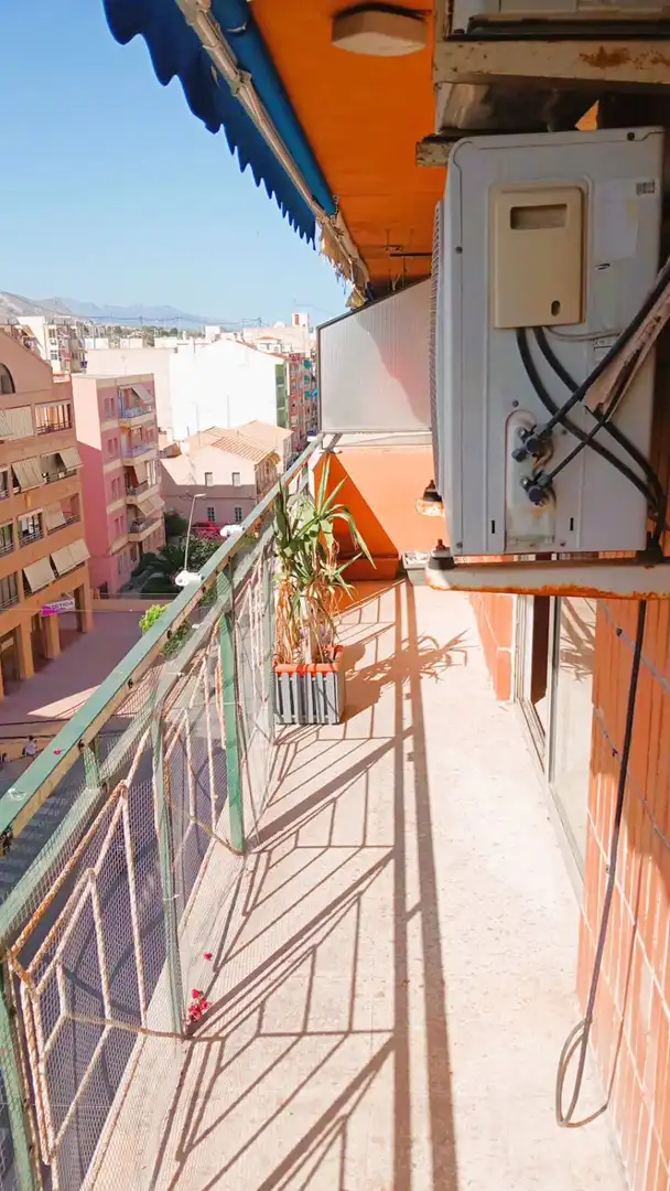 Balcony of Flat for sale in Villajoyosa / La Vila Joiosa  with Air Conditioner and Terrace
