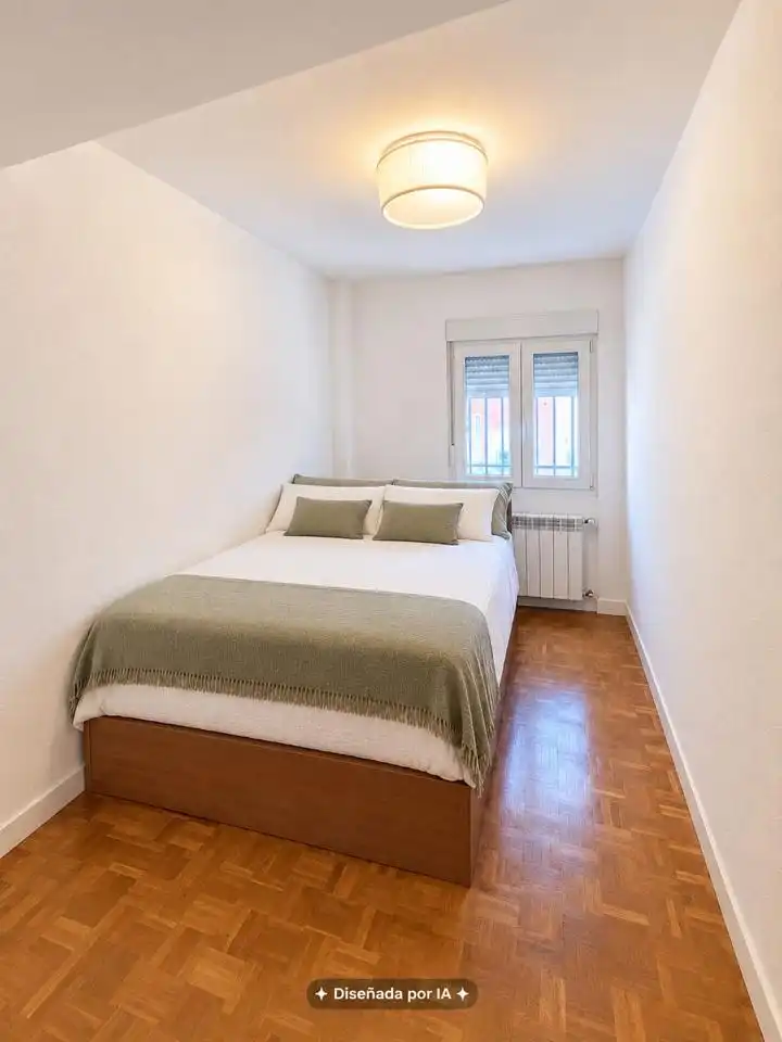 Schlafzimmer von Wohnung zum Verkauf in Madrid mit Klimaanlage, Heizung und Parkett