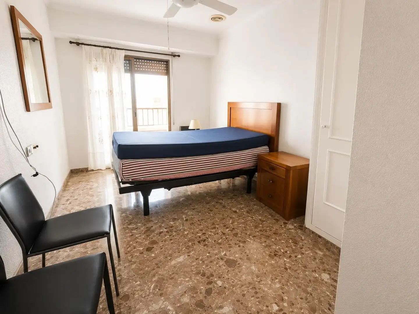 Schlafzimmer von Wohnung zum Verkauf in Elche / Elx mit Klimaanlage, Möbliert und Balkon