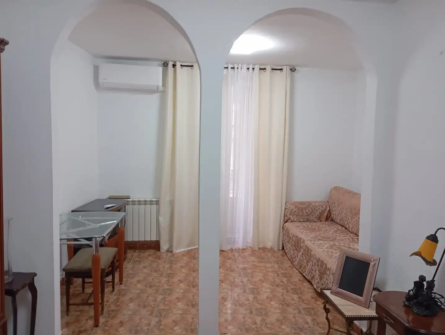 Bedroom of Flat for rent in Madrid  with Air Conditioner, Heating and Terrace