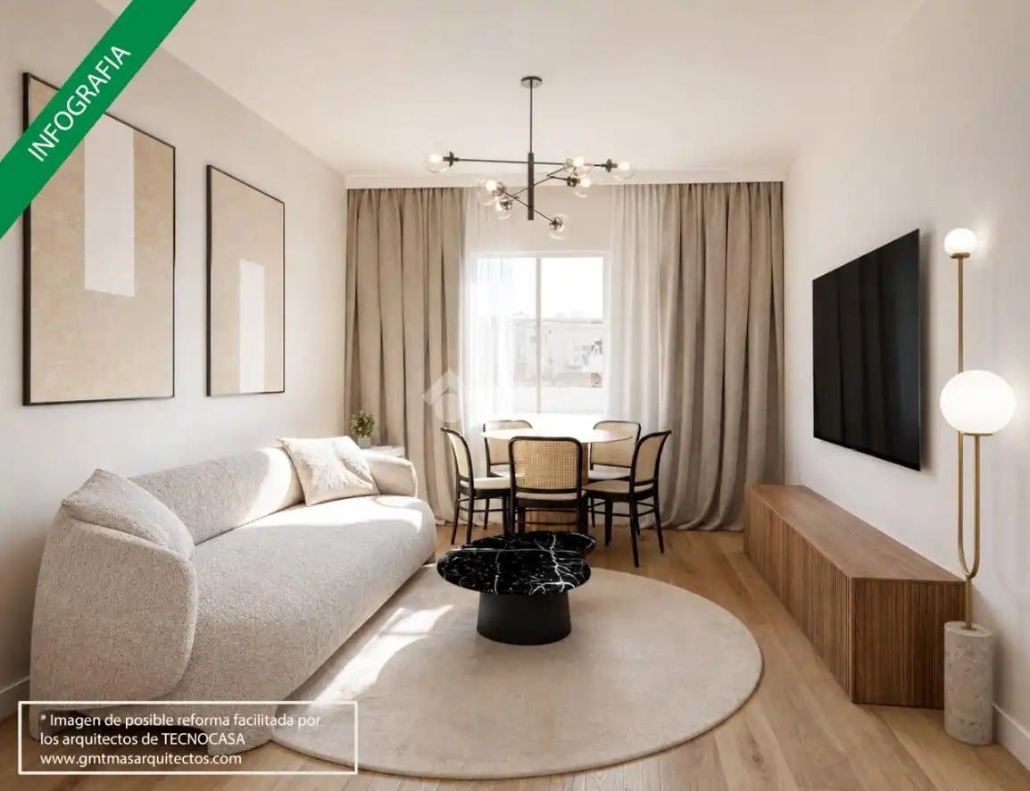 Sala de estar de Piso en venta en Madrid