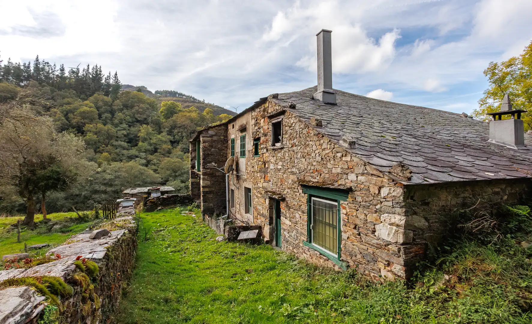 Vista exterior de Finca rústica en venta en Ourol con Amueblado