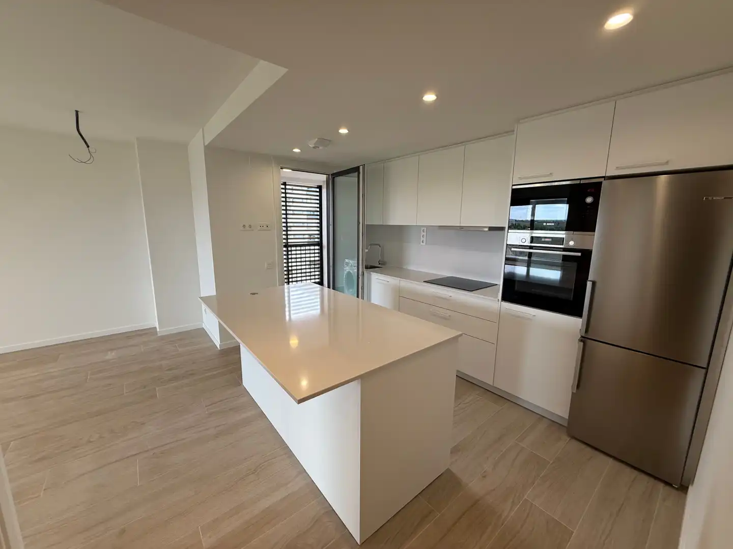 Kitchen of Flat for rent in Madrid  with Heating, Terrace and Storage room
