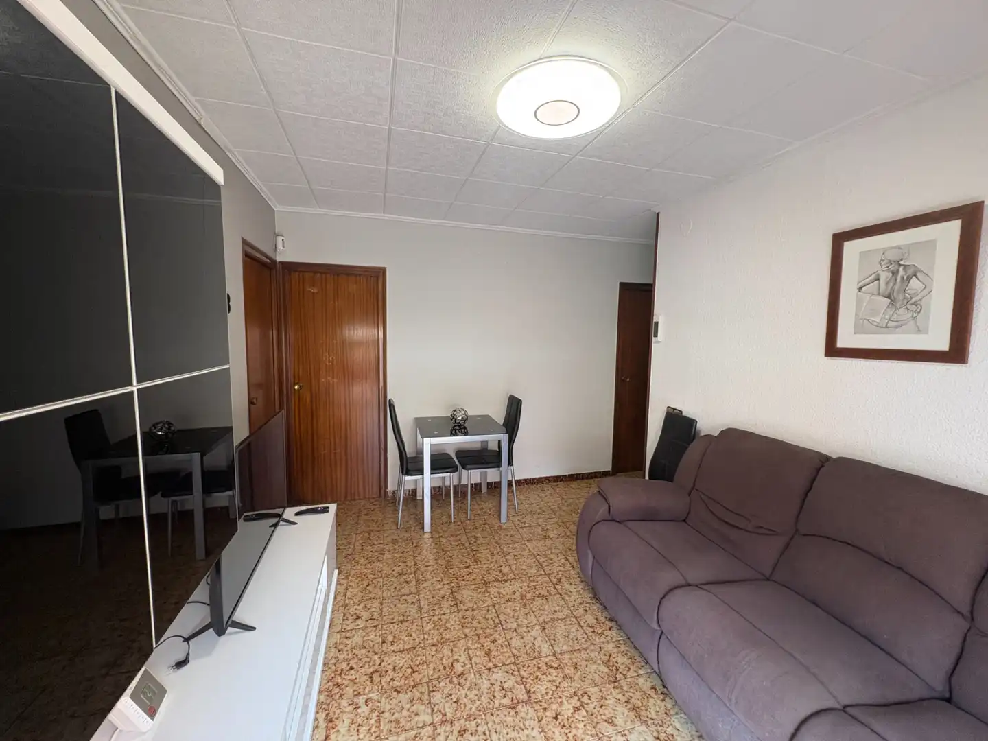 Wohnzimmer von Wohnung zum Verkauf in Badalona mit Balkon
