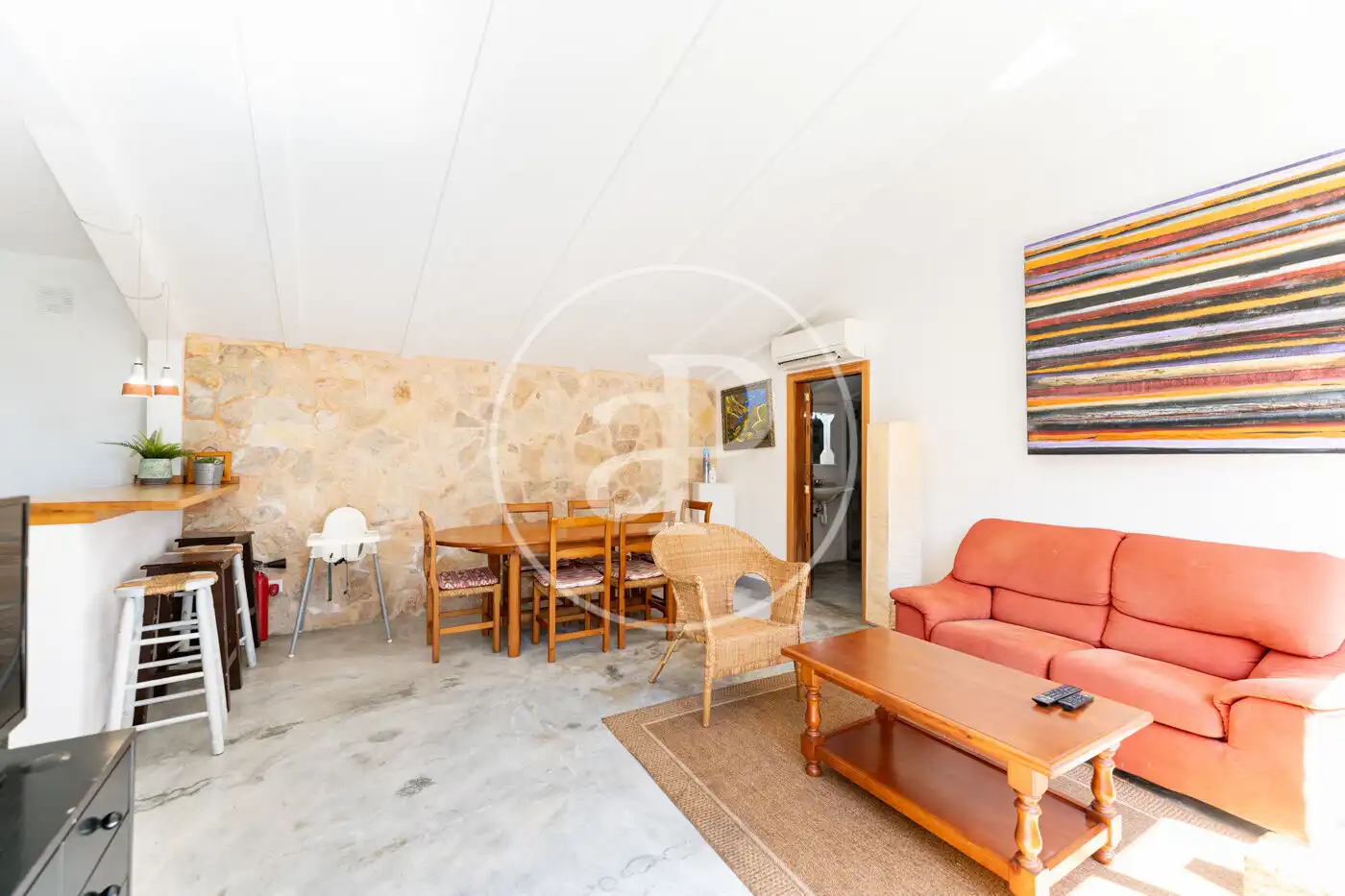 Sala de estar de Casa o chalet en venta en Campos con Aire acondicionado, Calefacción y Jardín privado