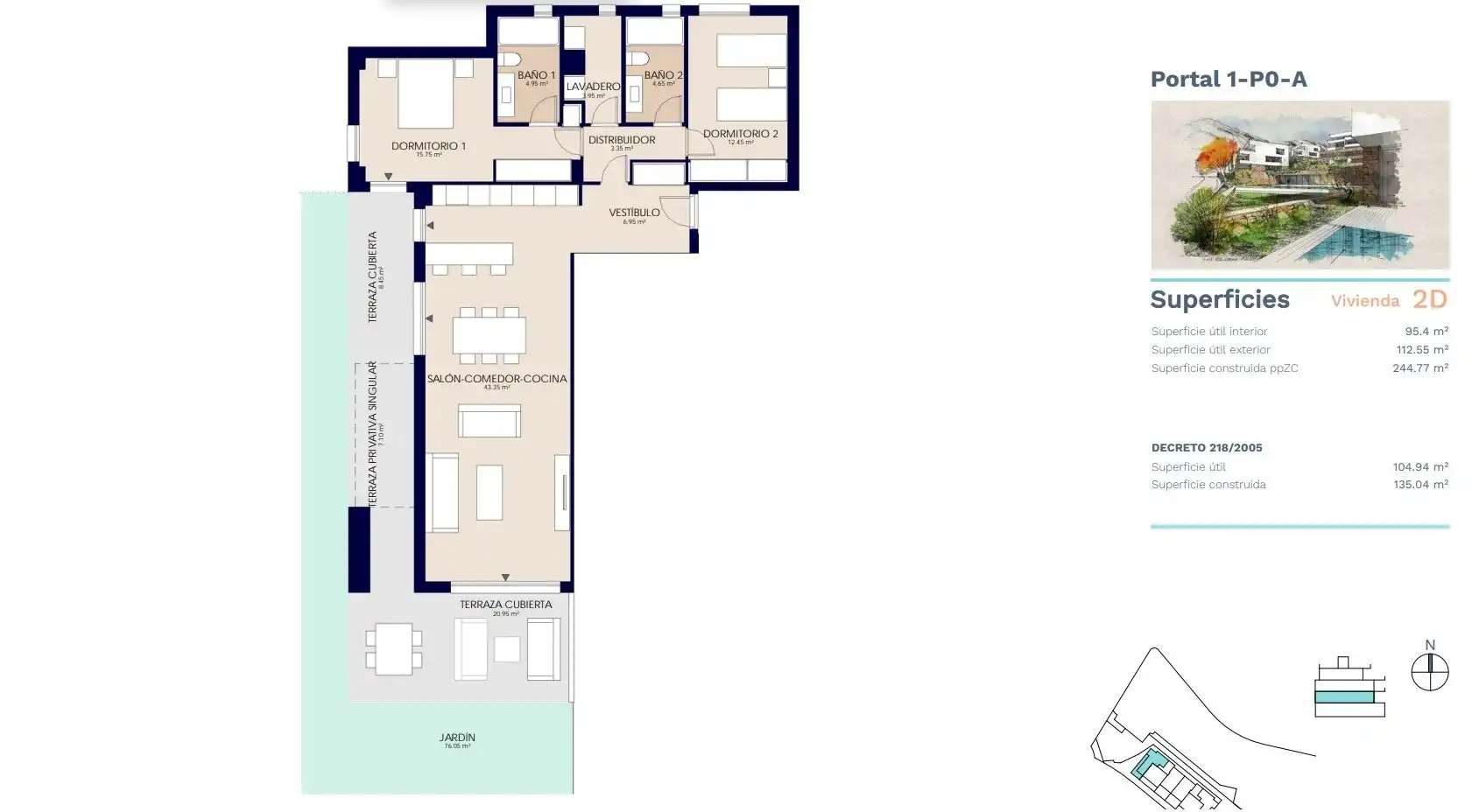Apartment mit Aufzug zum Verkauf in Costa Natura, imagen 10