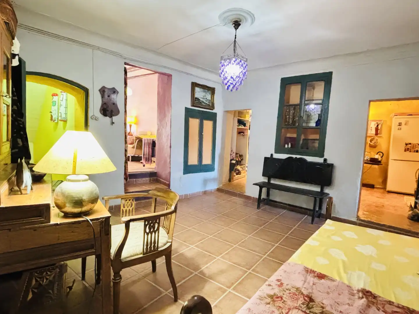 Sala d'estar de Casa adosada en venda en Torrefeta i Florejacs amb Calefacció i Terrassa