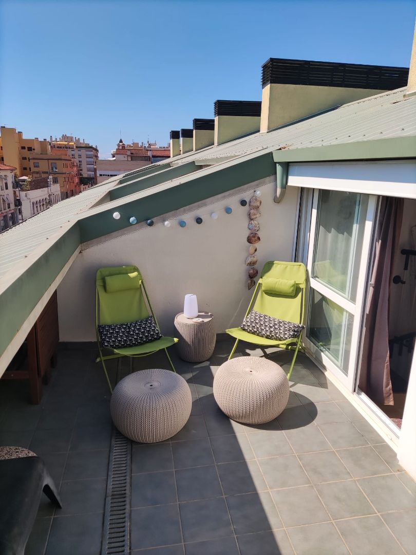 Terraza de Dúplex de alquiler en Palamós con Aire acondicionado, Terraza y Amueblado