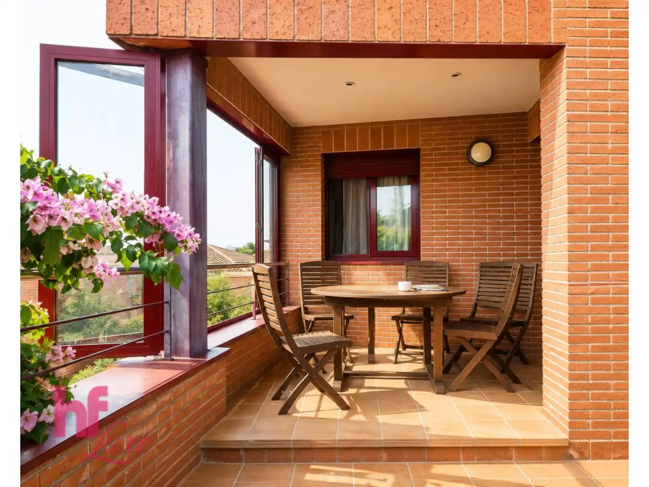 Terraza de Casa adosada en venta en Lliçà de Vall con Aire acondicionado, Calefacción y Jardín privado