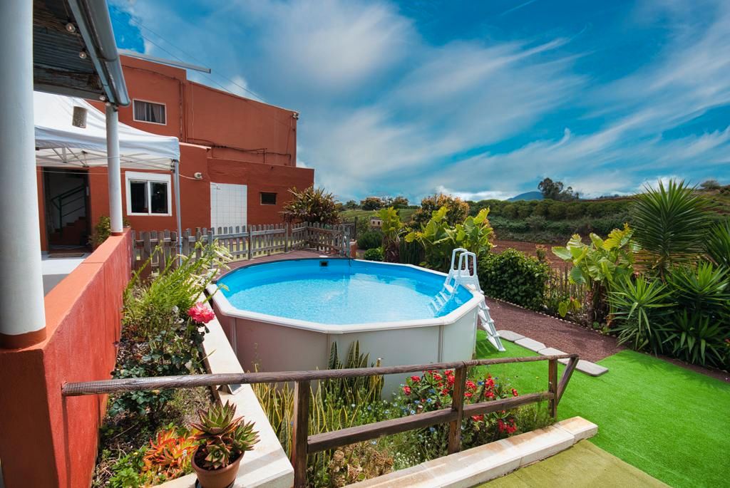 Piscina de Finca rústica en venda en Santa María de Guía de Gran Canaria amb Jardí privat, Terrassa i Piscina