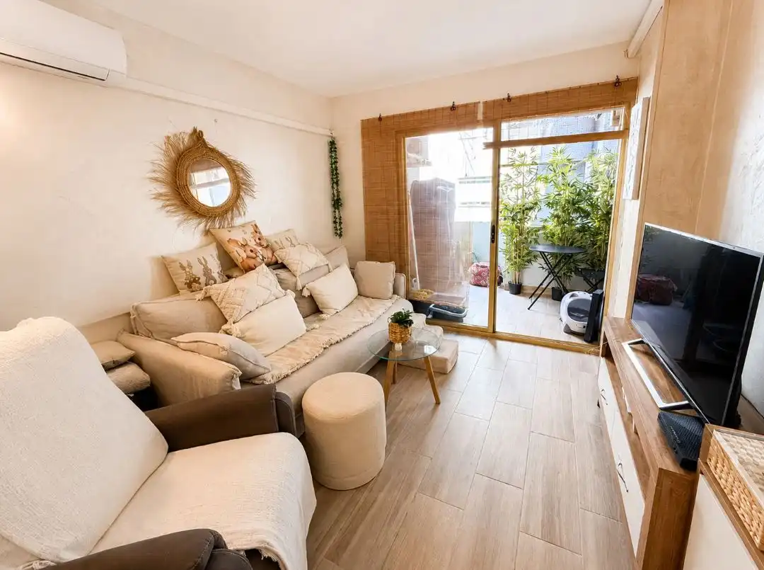 Sala de estar de Apartamento en venta en Calpe / Calp con Aire acondicionado, Calefacción y Terraza