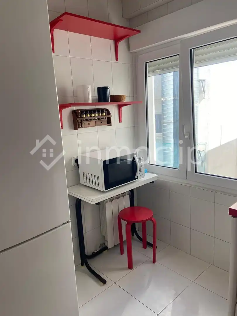 Kitchen of Flat for rent in Salamanca  with Heating, Terrace and Furnished