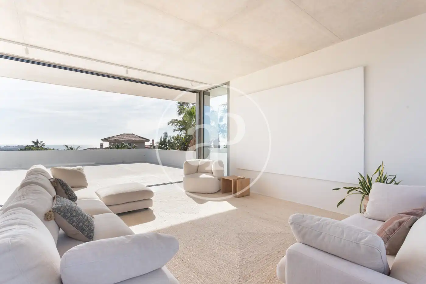 Living room of Houses for rent in Sitges  with Air Conditioner, Heating and Private garden
