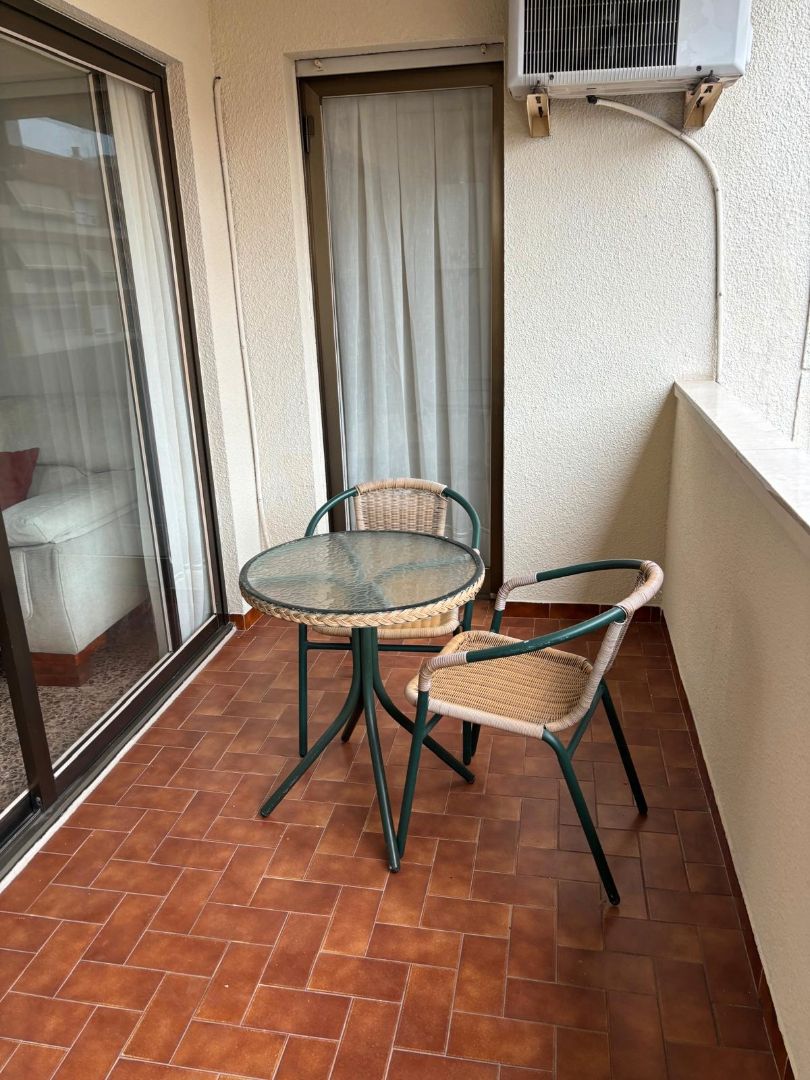 Balcony of Flat to rent in  Valencia Capital  with Air Conditioner, Heating and Furnished