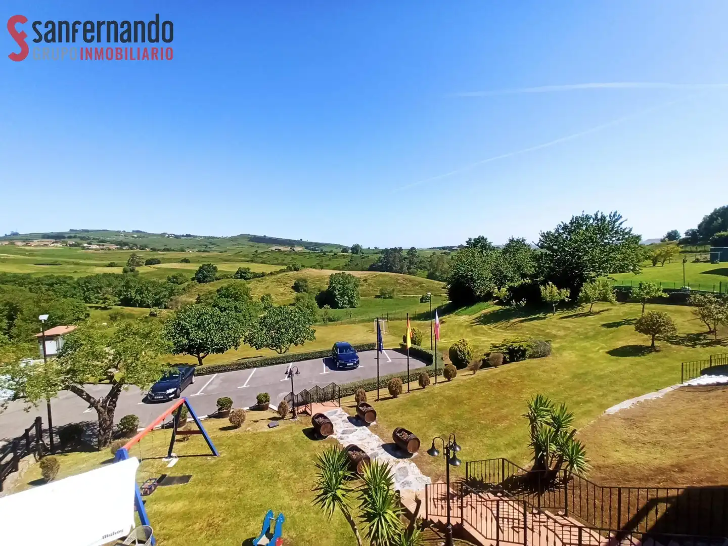 Jardín de Piso de alquiler en Santillana del Mar con Calefacción, Jardín privado y Terraza