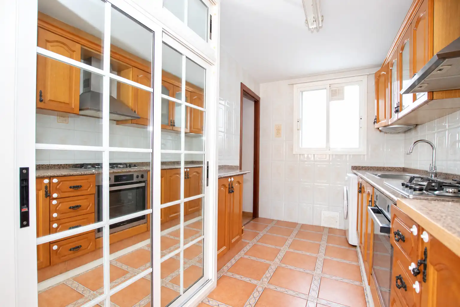 Cocina de Piso de alquiler en Meliana con Aire acondicionado, Amueblado y Balcón