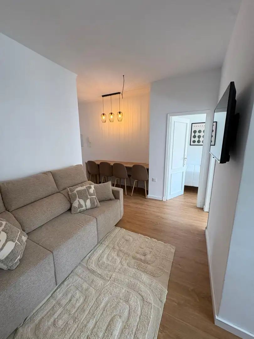 Living room of Flat for rent in Ourense Capital   with Heating, Furnished and Balcony