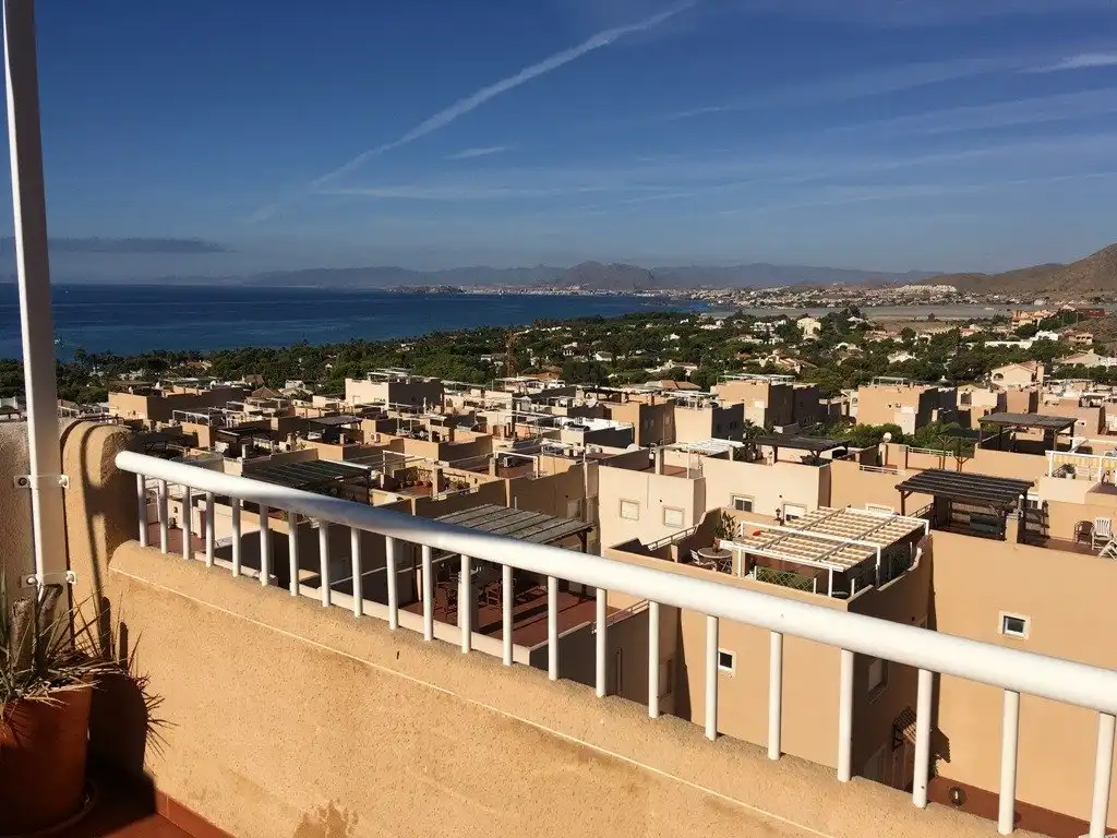 Außenansicht von Wohnung zum Verkauf in Cartagena mit Klimaanlage, Terrasse und Gemeinschaftspool