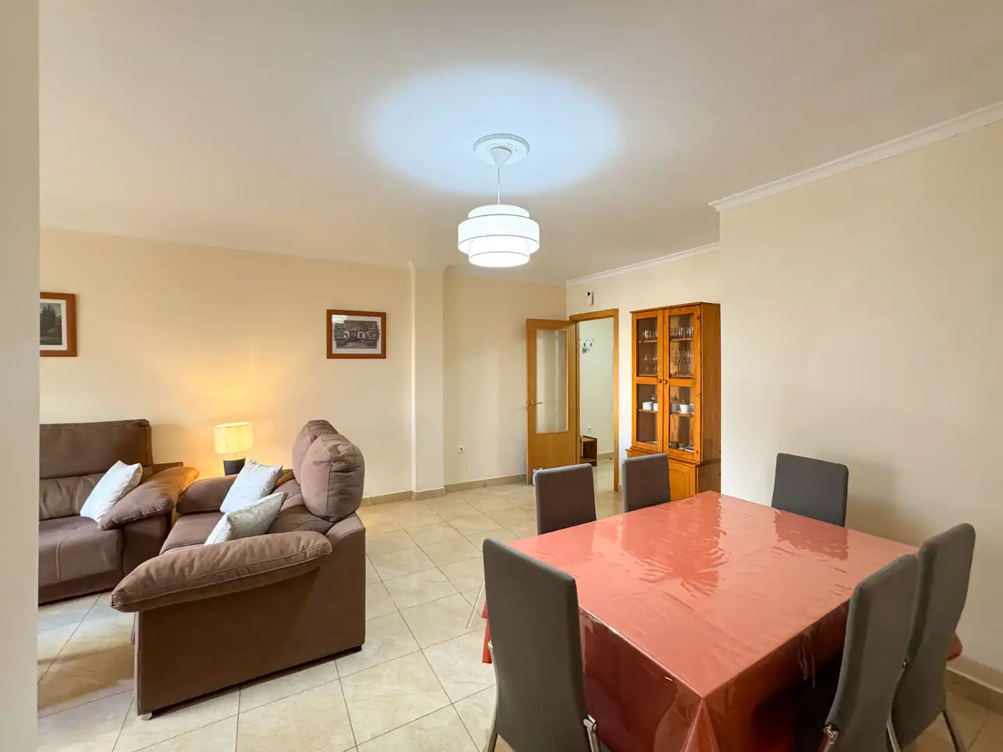 Dining room of Flat for rent in Dénia  with Air Conditioner, Terrace and Furnished