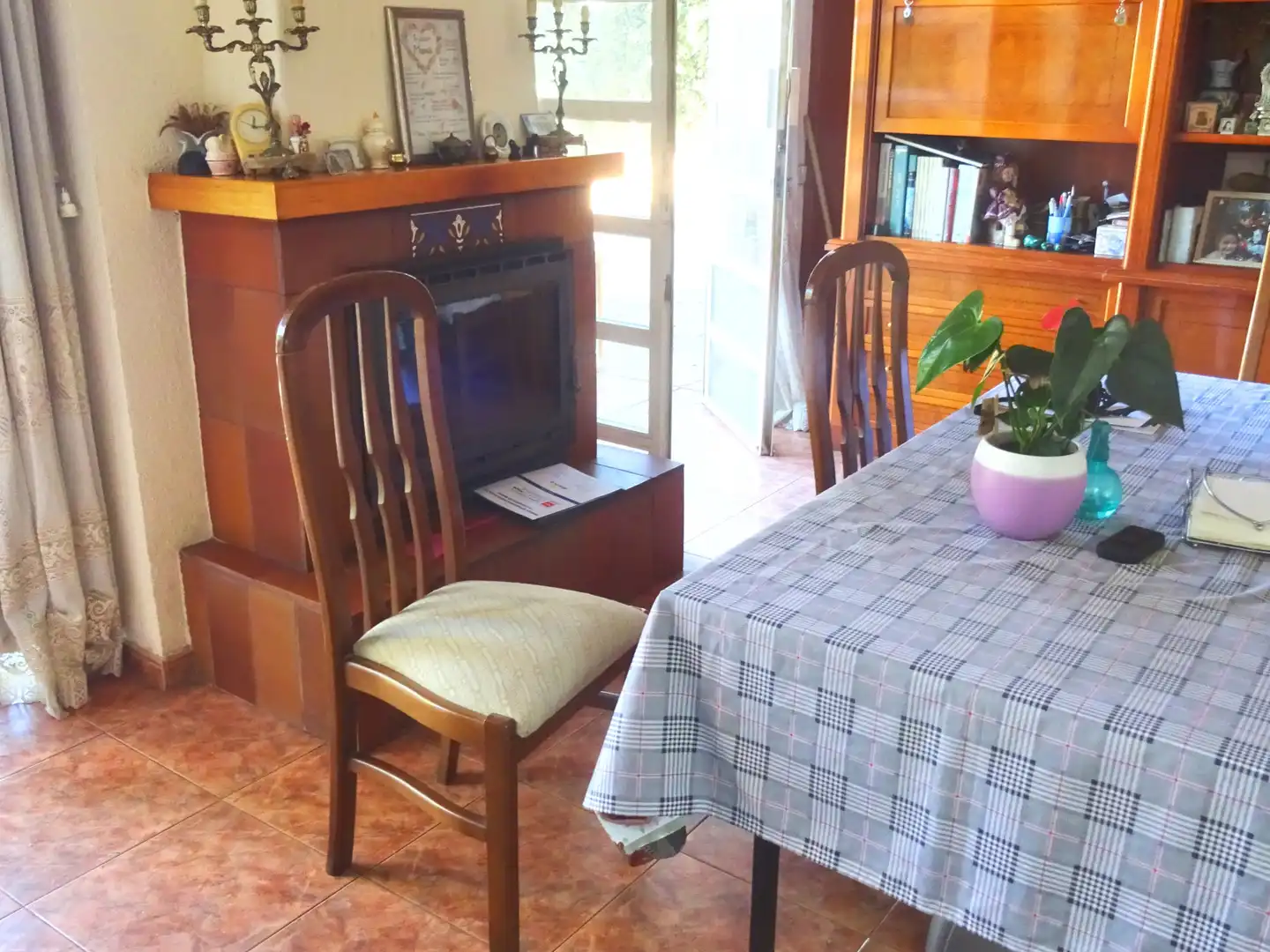 Menjador de Casa o xalet en venda en Tres Cantos amb Calefacció i Terrassa
