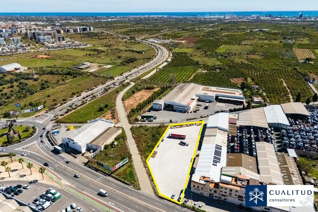 Außenansicht von Fabrik Grundstücke zur Miete in Castellón de la Plana / Castelló de la Plana