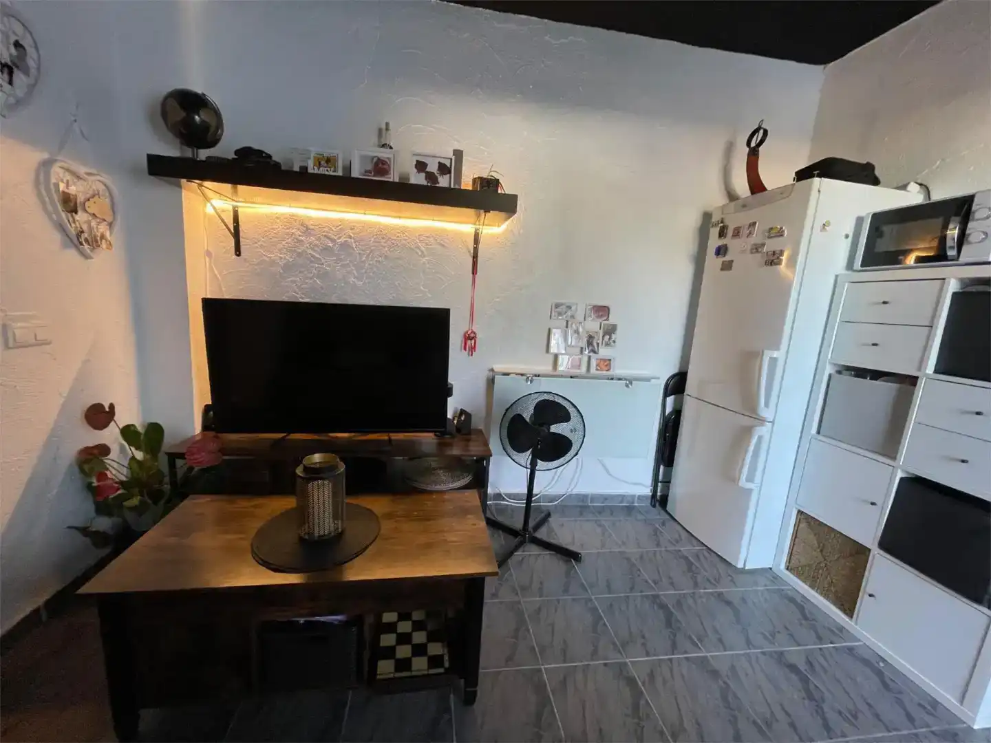 Wohnzimmer von Wohnung zur Miete in Daimiel mit Schwimmbad und Möbliert