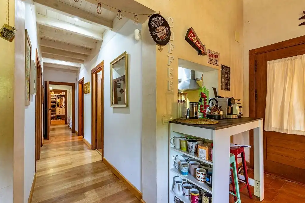 Cocina de Finca rústica en venta en Cuacos de Yuste con Jardín privado, Terraza y Piscina