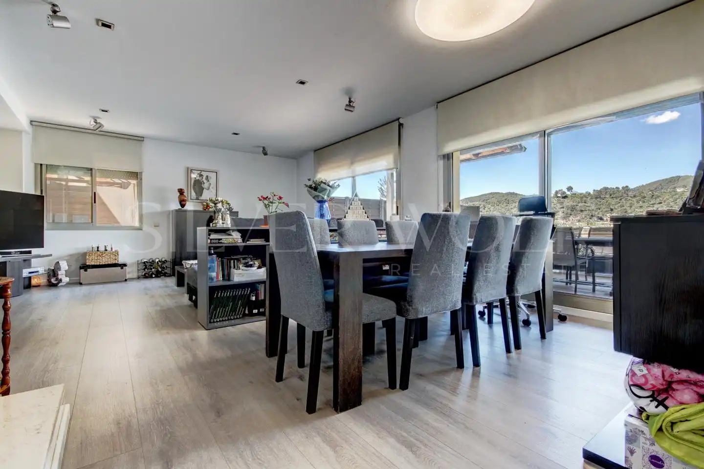 Comedor de Casa o chalet en venta en Vallirana con Aire acondicionado, Calefacción y Jardín privado