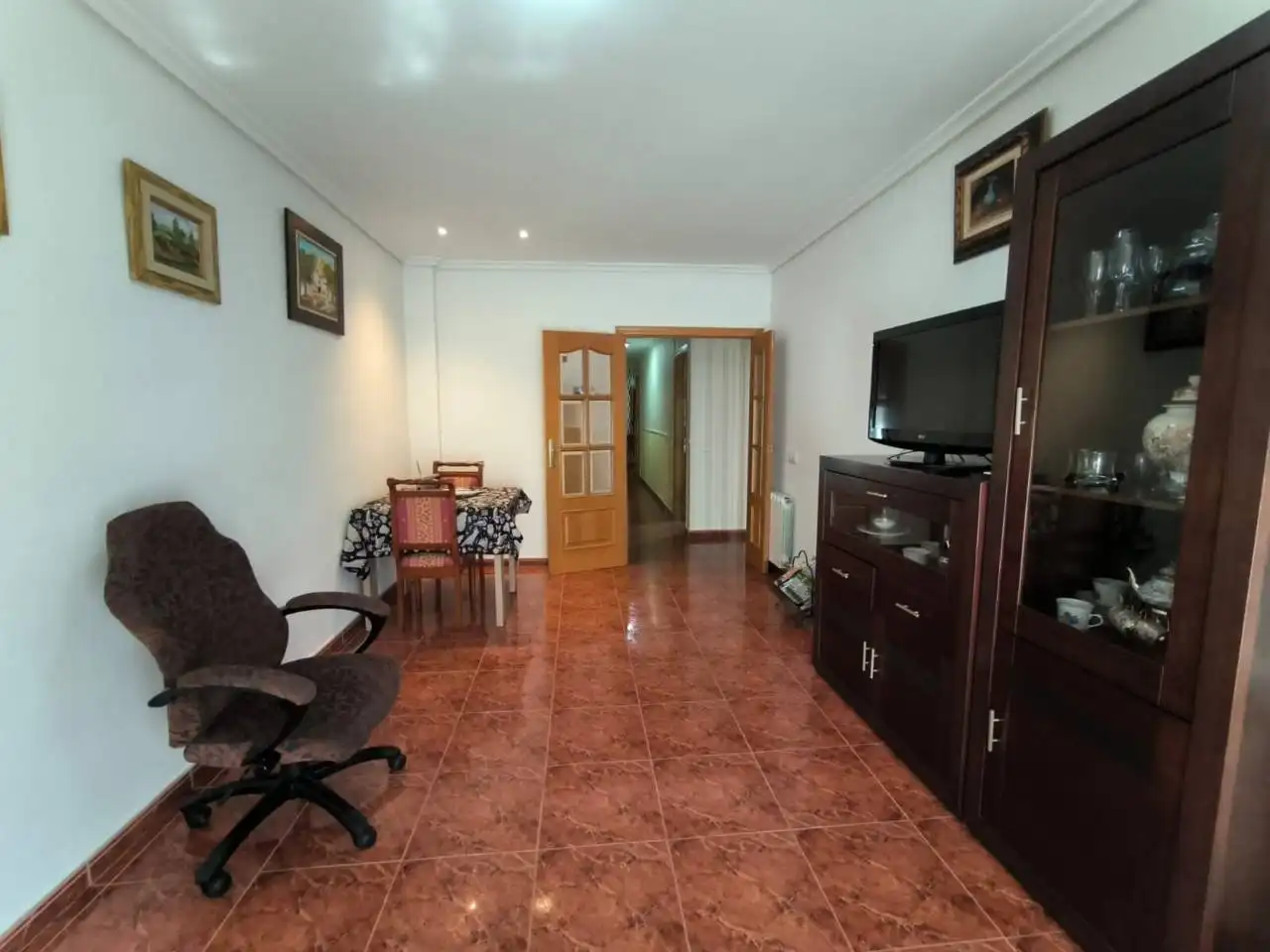 Sala de estar de Piso de alquiler en Albacete con Aire acondicionado, Calefacción y Balcón