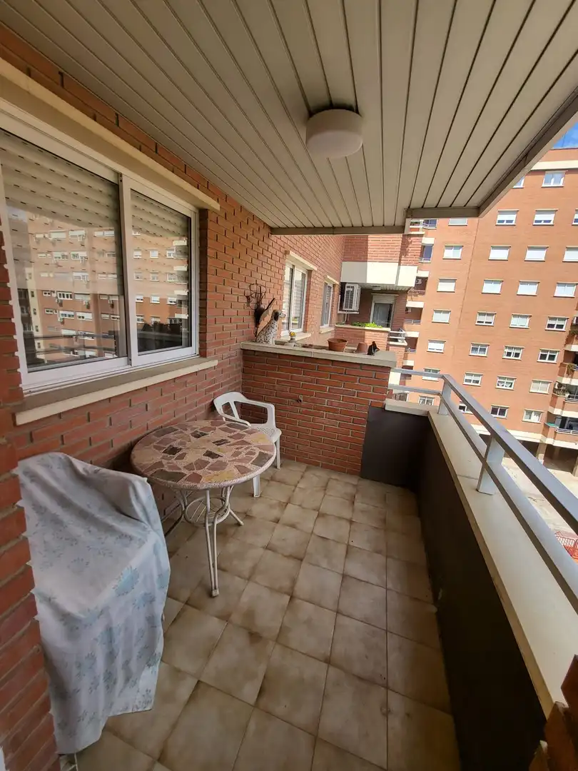 Balcony of Flat for sale in Zaragoza  with Heating, Terrace and Storage room